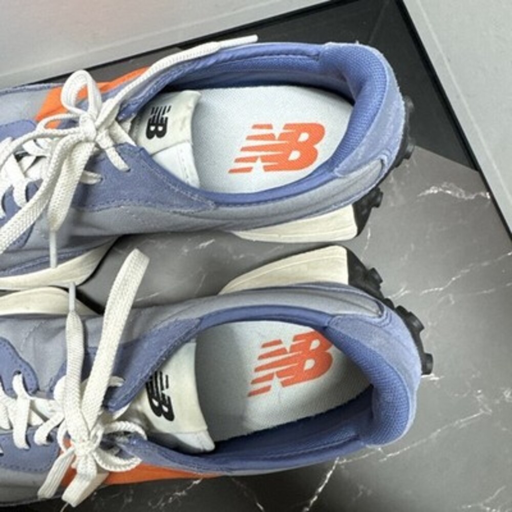 New Balance Women's 327 Magnetic Blue Running Shoes Size 10 - Picture 3 of 7